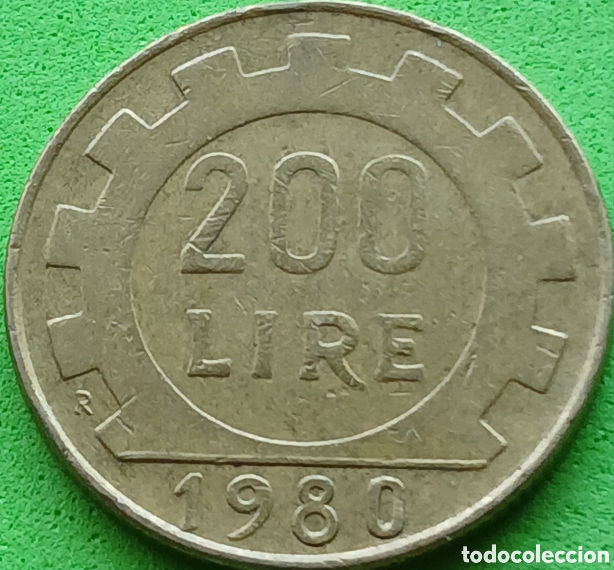 Monedas antiguas de Europa: Italia 200 liras 1980 km#105