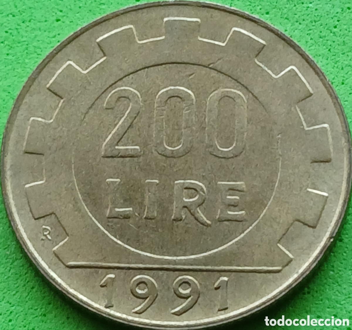 Monedas antiguas de Europa: Italia 200 liras 1991 km#105