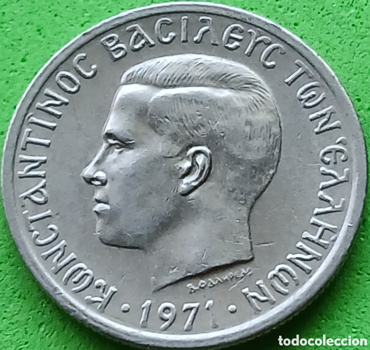 Monedas antiguas de Europa: Grecia 50 lepta 1971 km#97
