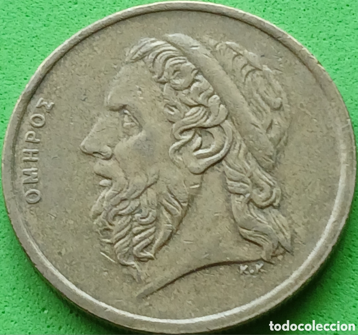 Monedas antiguas de Europa: Grecia 50 dracmas 1988 km#147