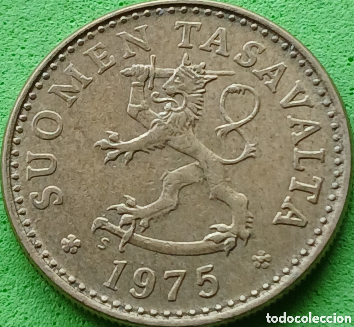 Monedas antiguas de Europa: Finlandia 10 pennia 1975 km#46