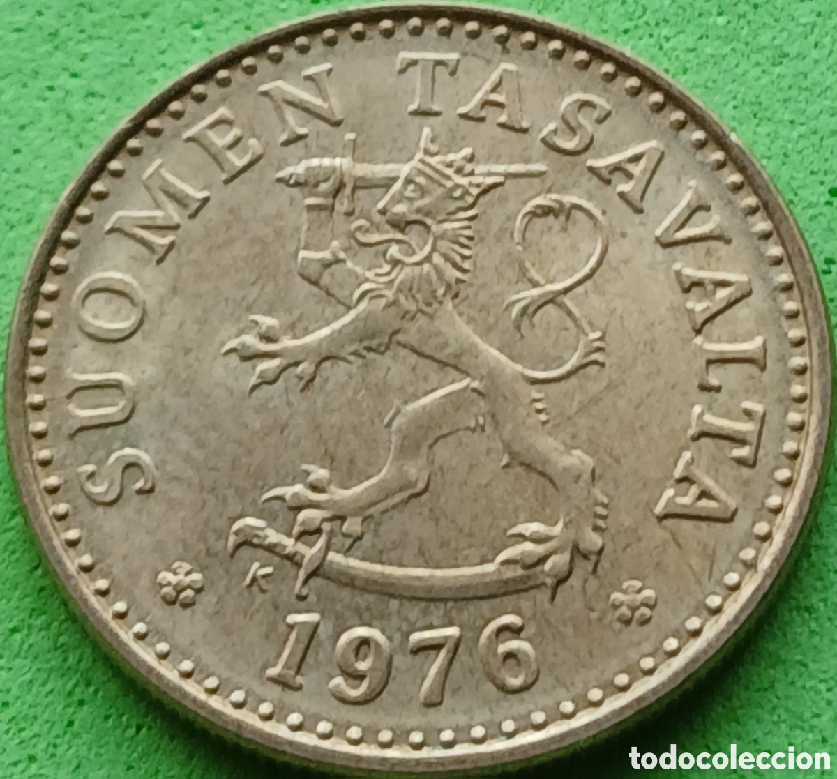 Monedas antiguas de Europa: Finlandia 10 pennia 1976 km#46