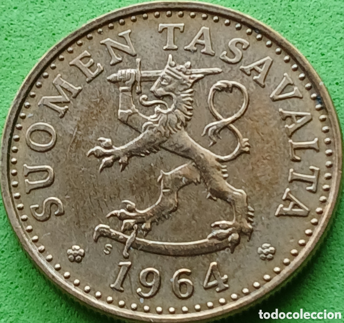 Monedas antiguas de Europa: Finlandia 20 pennia 1964 km#47