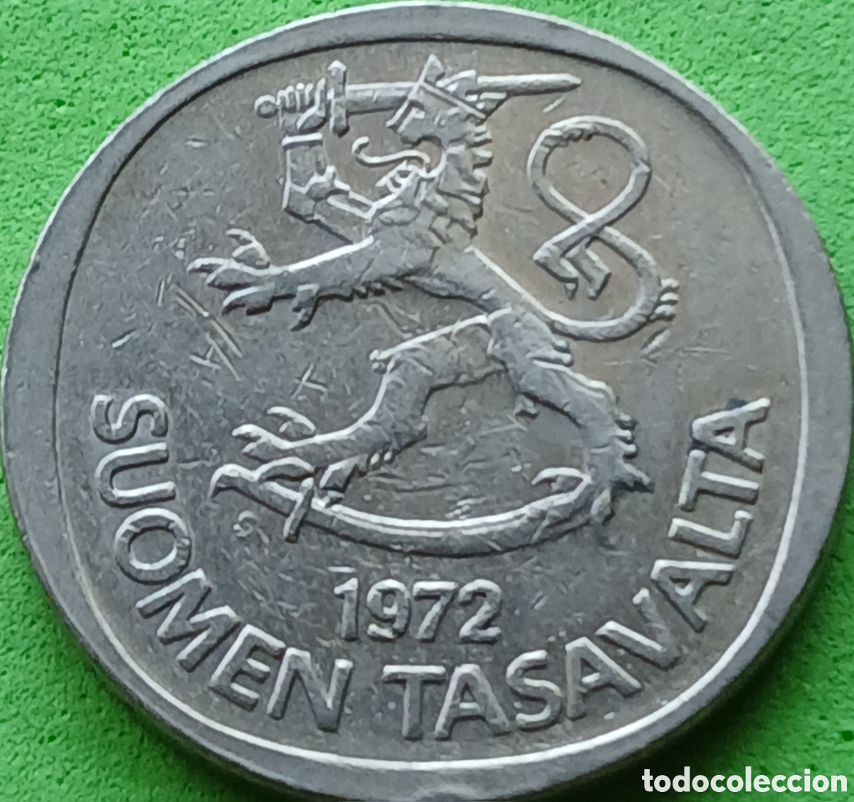 Monedas antiguas de Europa: Finlandia 1 marco 1972 km#49a