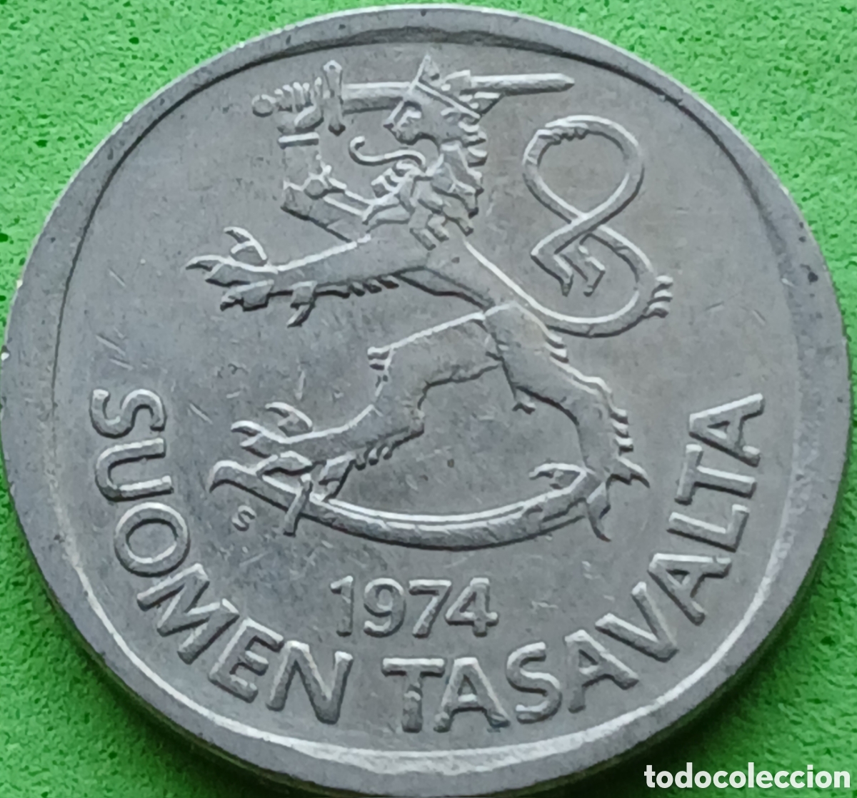 Monedas antiguas de Europa: Finlandia 1 marco 1974 km#49a