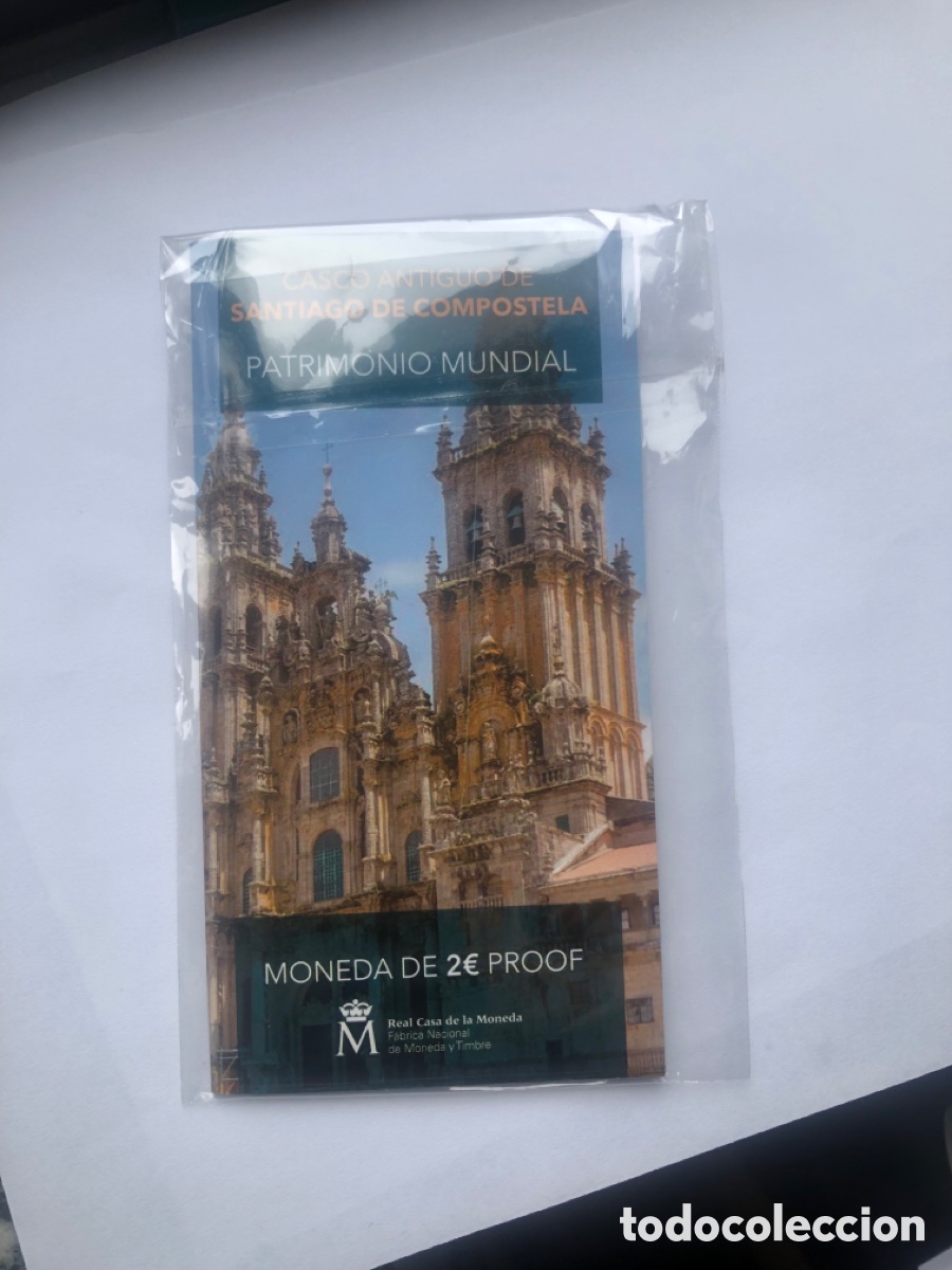 Monedas antiguas de Europa: 2 euros Proof Santiago de Compostela 2018