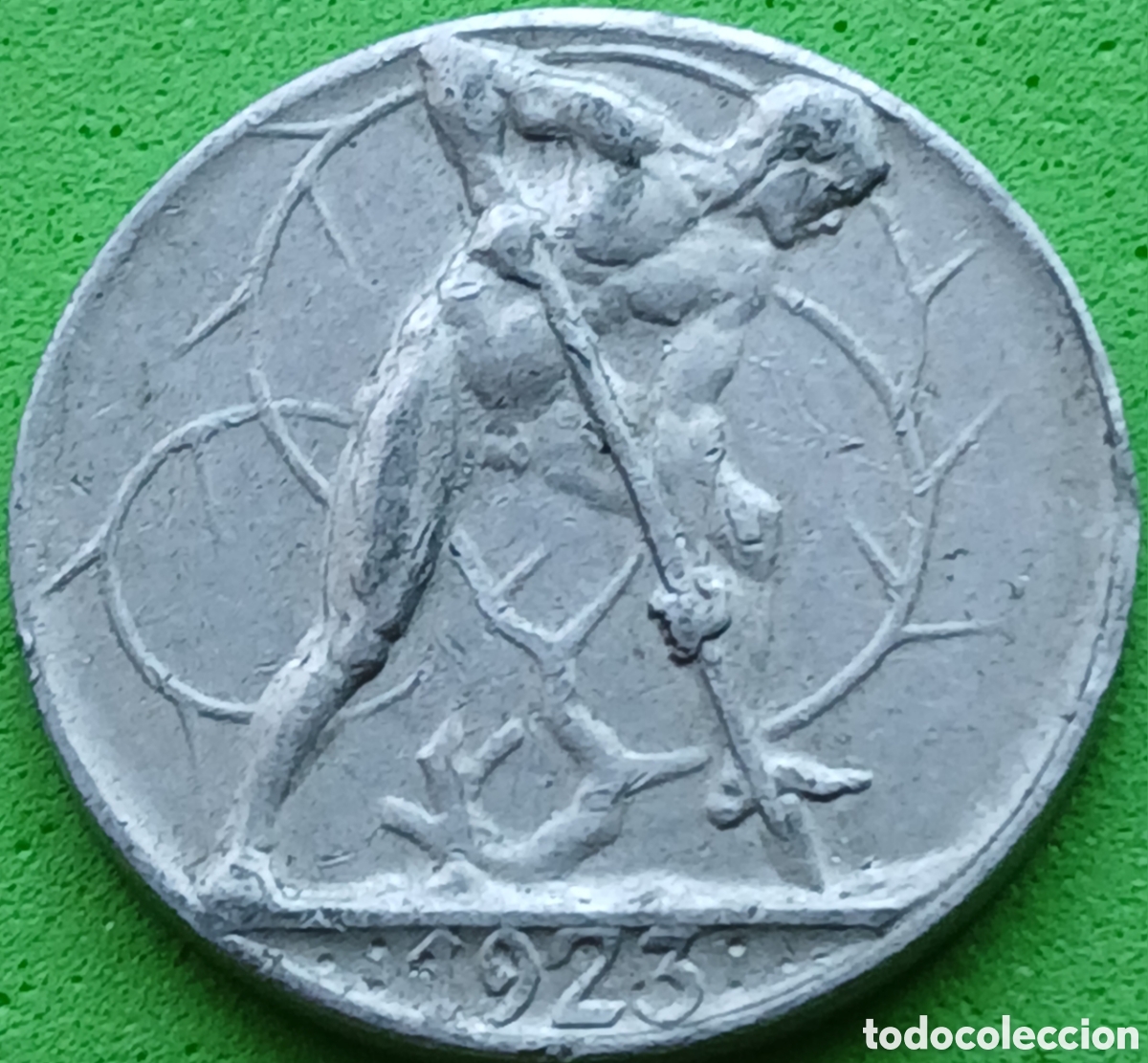 Monedas antiguas de Europa: Alemania ( ciudad de Unna) 100.000 marcos 1923 WF#643.1