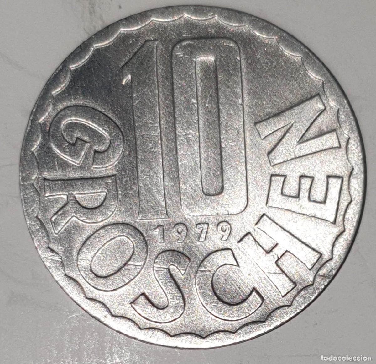 Monedas antiguas de Europa: Austria 10 Groschen 1979 Rep&uacute;blica de Austria &Ouml;sterreich