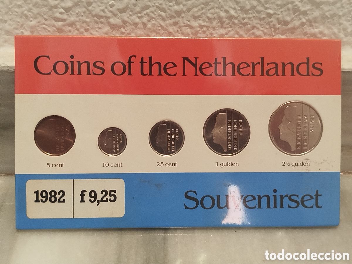 Monedas antiguas de Europa: Set de Monedas de los Pa&iacute;ses Bajos 1982 - Souvenirset
