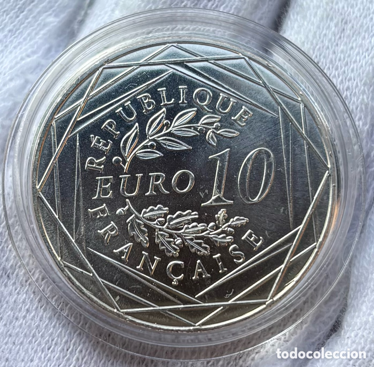 Monedas antiguas de Europa: Moneda PLATA FRANCIA 10 Euros 2017 SC. Auguste Rodin. Euro &euro;