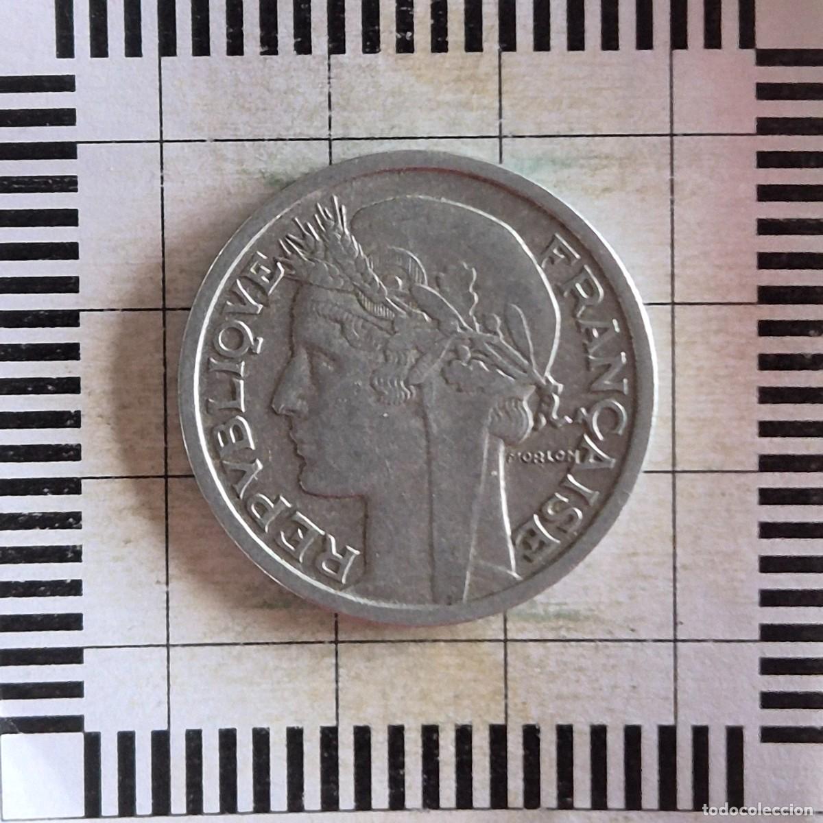 Monedas antiguas de Europa: 2 FRANCOS, FRANCIA. 1950. (KM#886a.1).