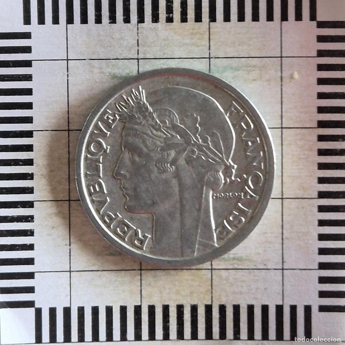 Monedas antiguas de Europa: 2 FRANCOS, FRANCIA. 1946. (KM#886a.1).