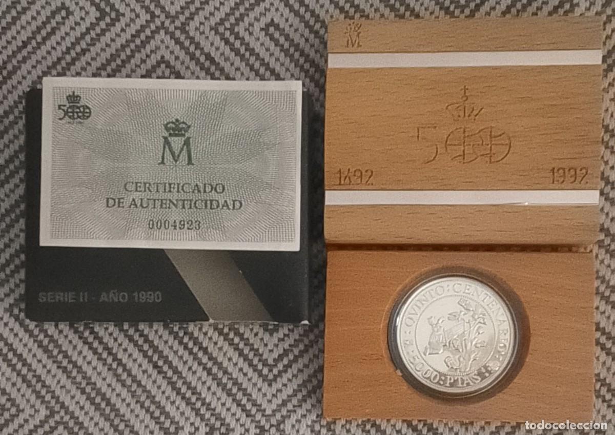 Monedas antiguas de Europa: 5.000 PTAS. PLATA. QUINTO CENTENARIO. SERIE II. 1990
