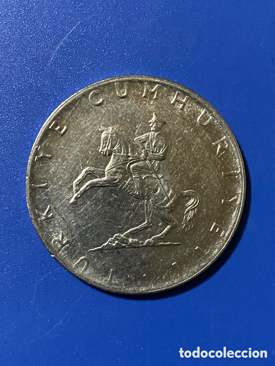 Monedas antiguas de Europa: Turquia 1976 5 liras