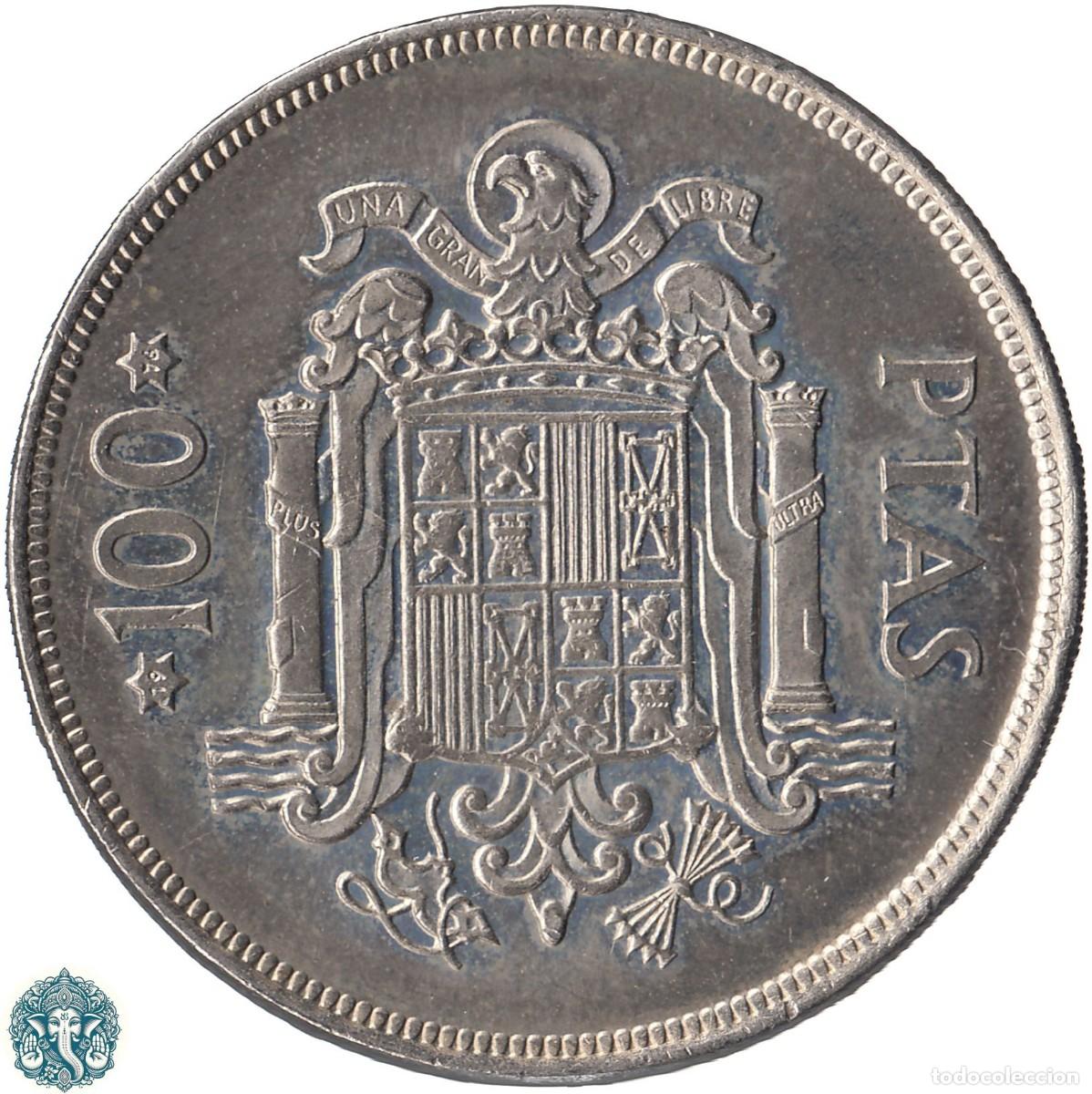 Monedas antiguas de Europa: ESPA&Ntilde;A 100 Pesetas 1976 (1975 ☆76) KM#810