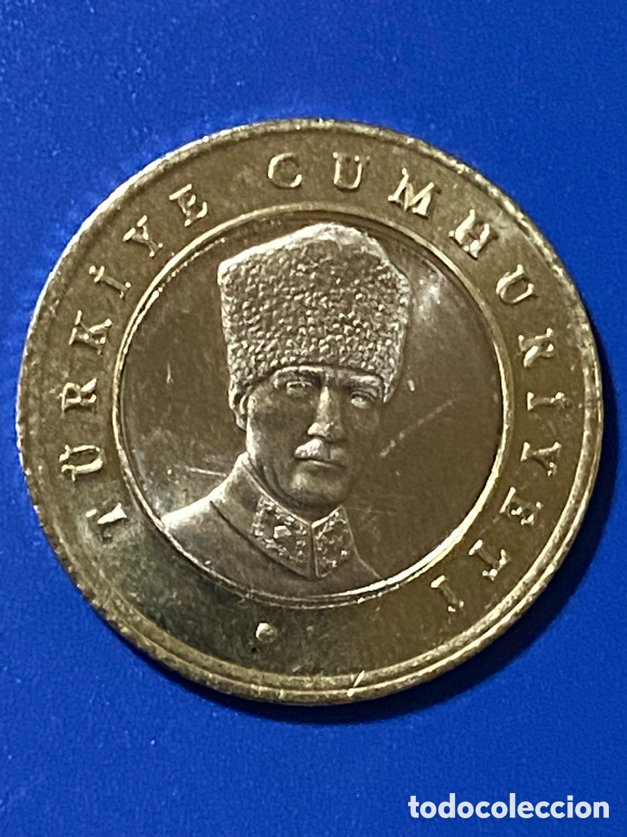 Monedas antiguas de Europa: Turquia 5 liras 2026