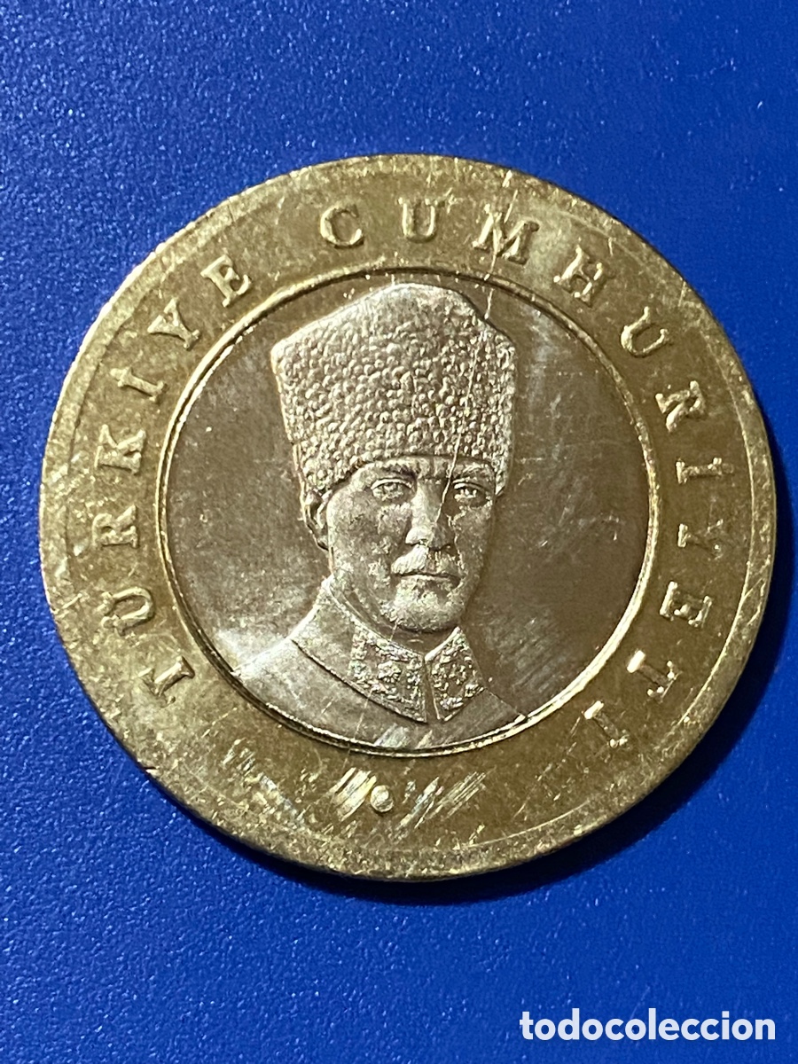 Monedas antiguas de Europa: Turquia 5 liras 2025