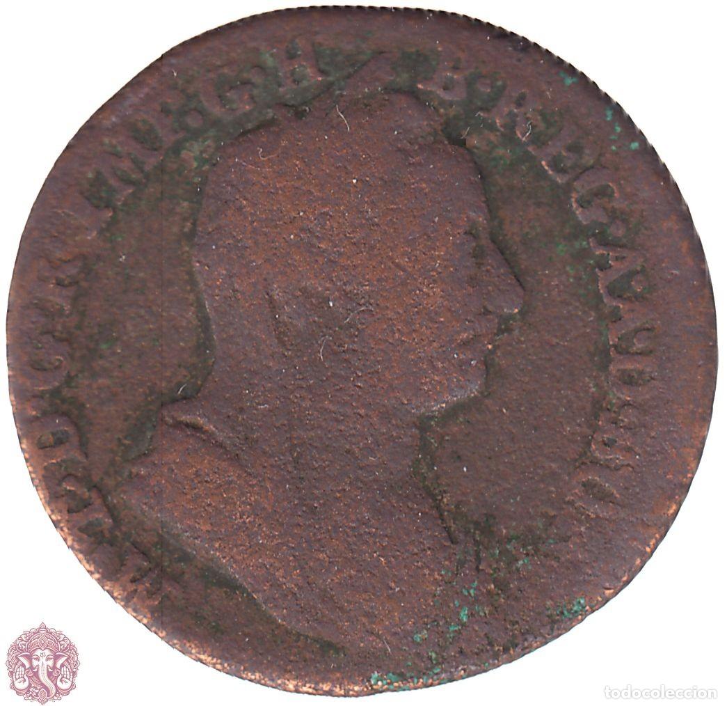 Monedas antiguas de Europa: PAISES BAJOS AUSTR&Iacute;ACOS 1 Liard 1777 Maria Theresia Ceca &Auml;ngel (Bruselas) KM#28