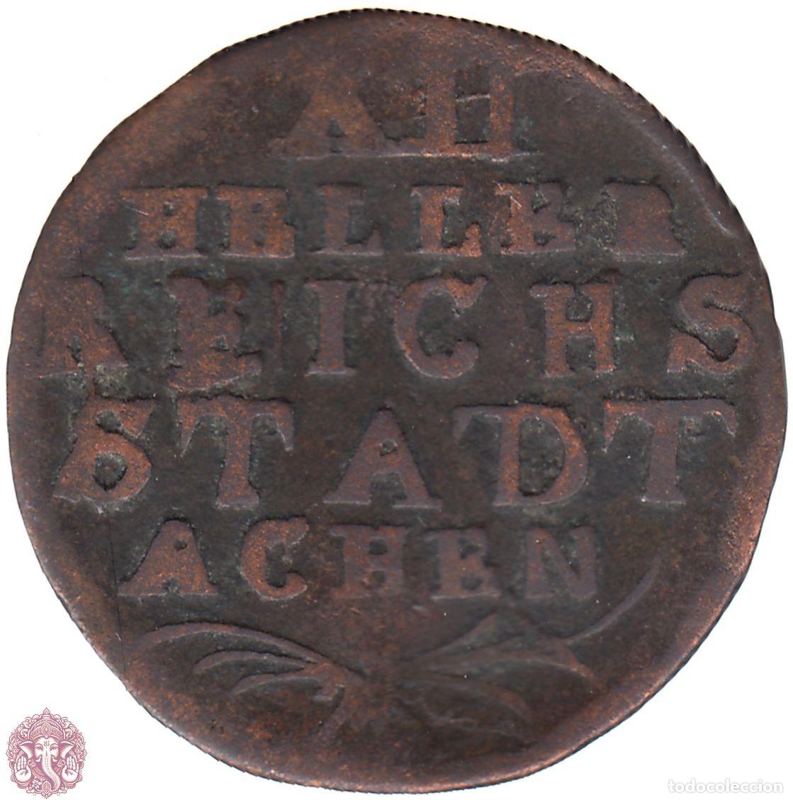 Monedas antiguas de Europa: AQUISGR&Aacute;N (AACHEN) XII 12 Heller 1794 KM#51 CIUDAD LIBRE IMPERIAL DE