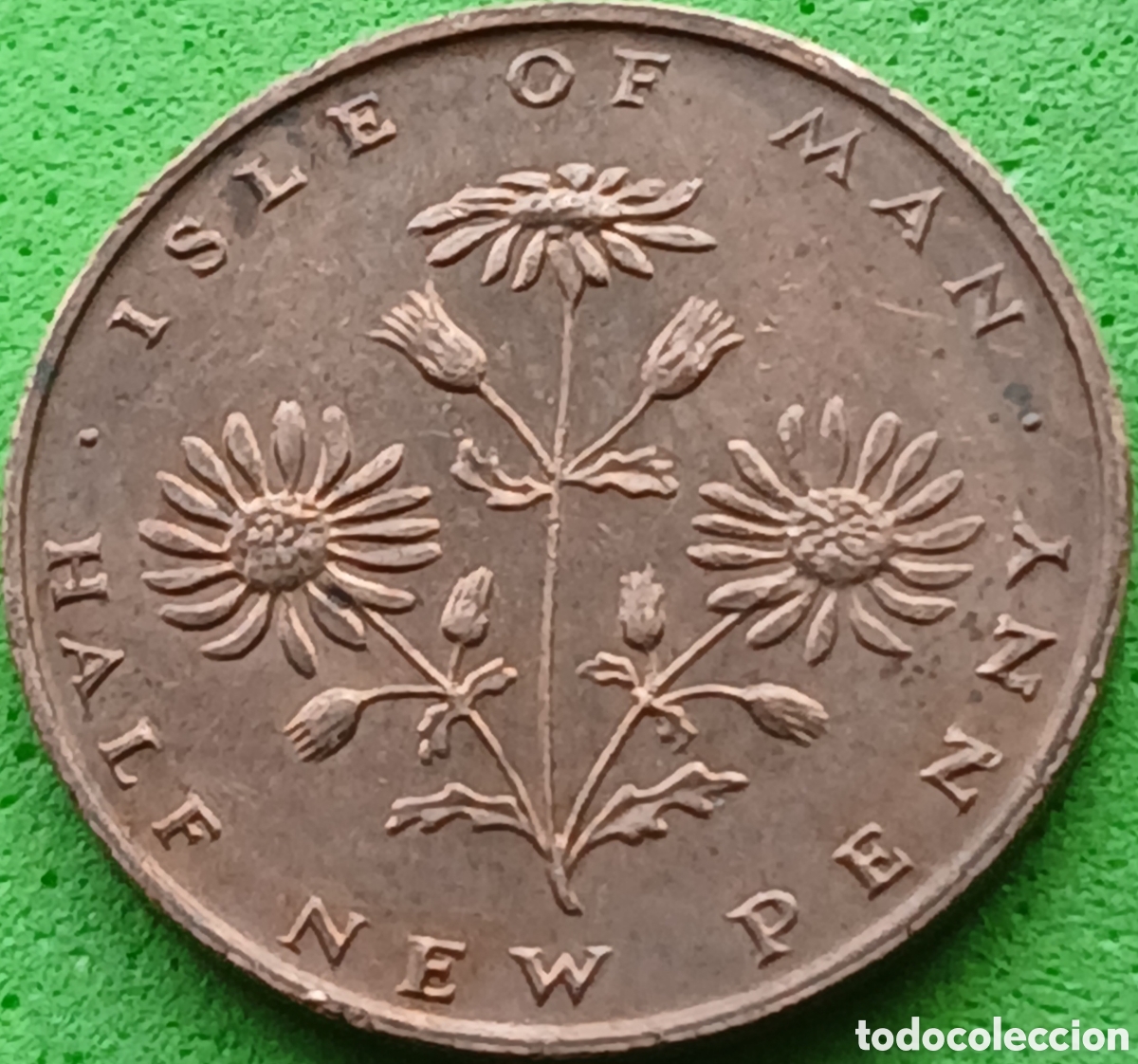Monedas antiguas de Europa: Isle of Man half new penny 1971 km#19