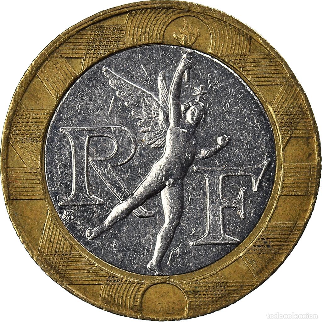 Monedas antiguas de Europa: [#975142] Moneda, Francia, 10 Francs, 1992