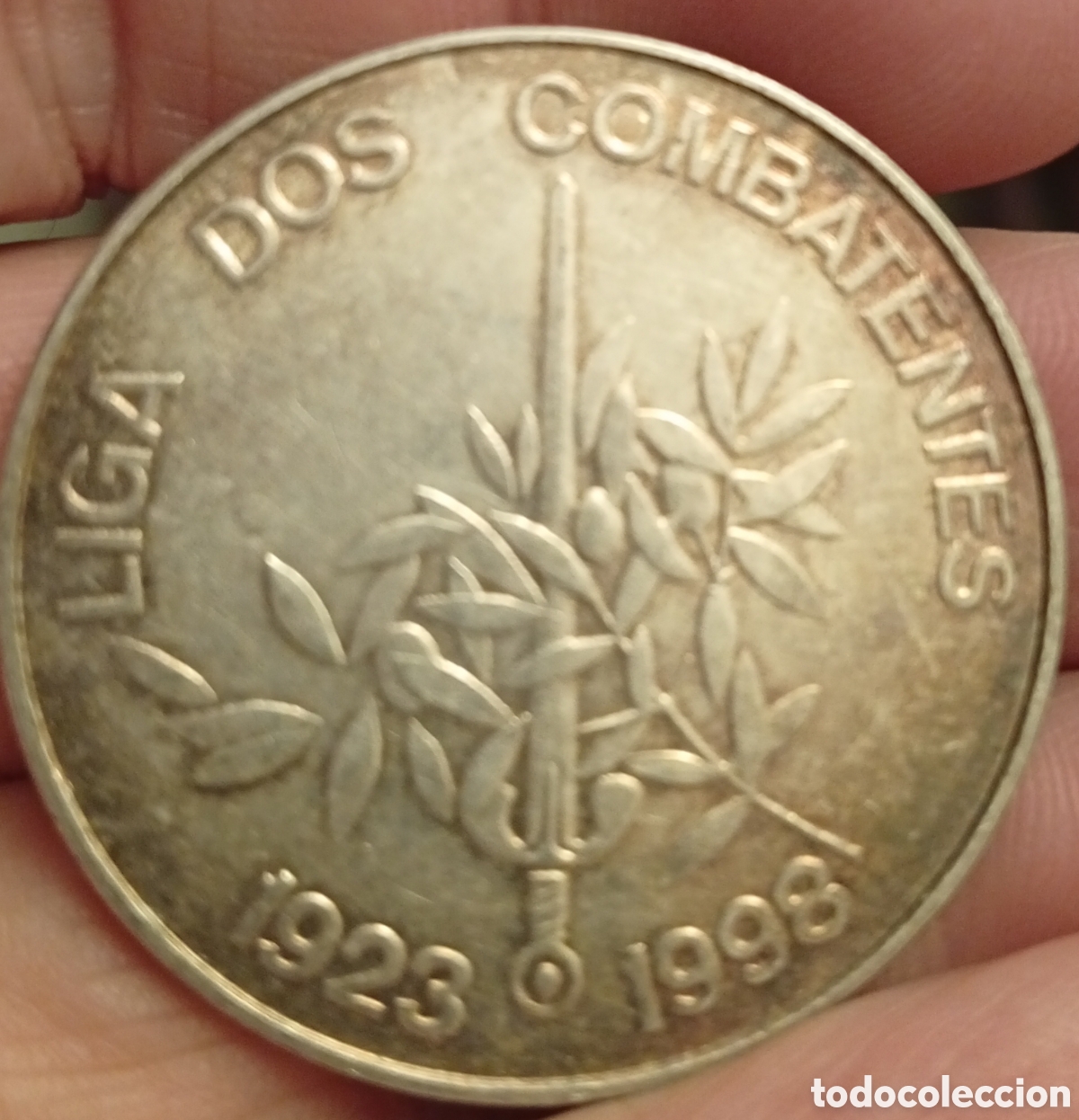 Monedas antiguas de Europa: Portugal moneda de plata de 1000 escudos