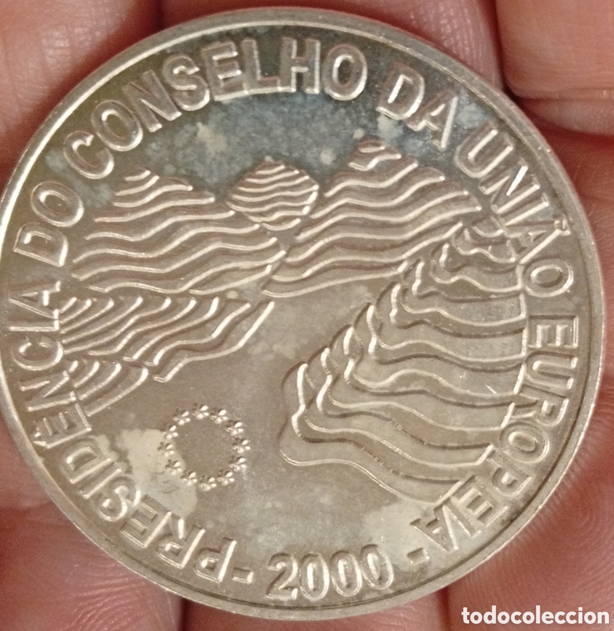 Monedas antiguas de Europa: Portugal moneda de plata de 1000 escudos