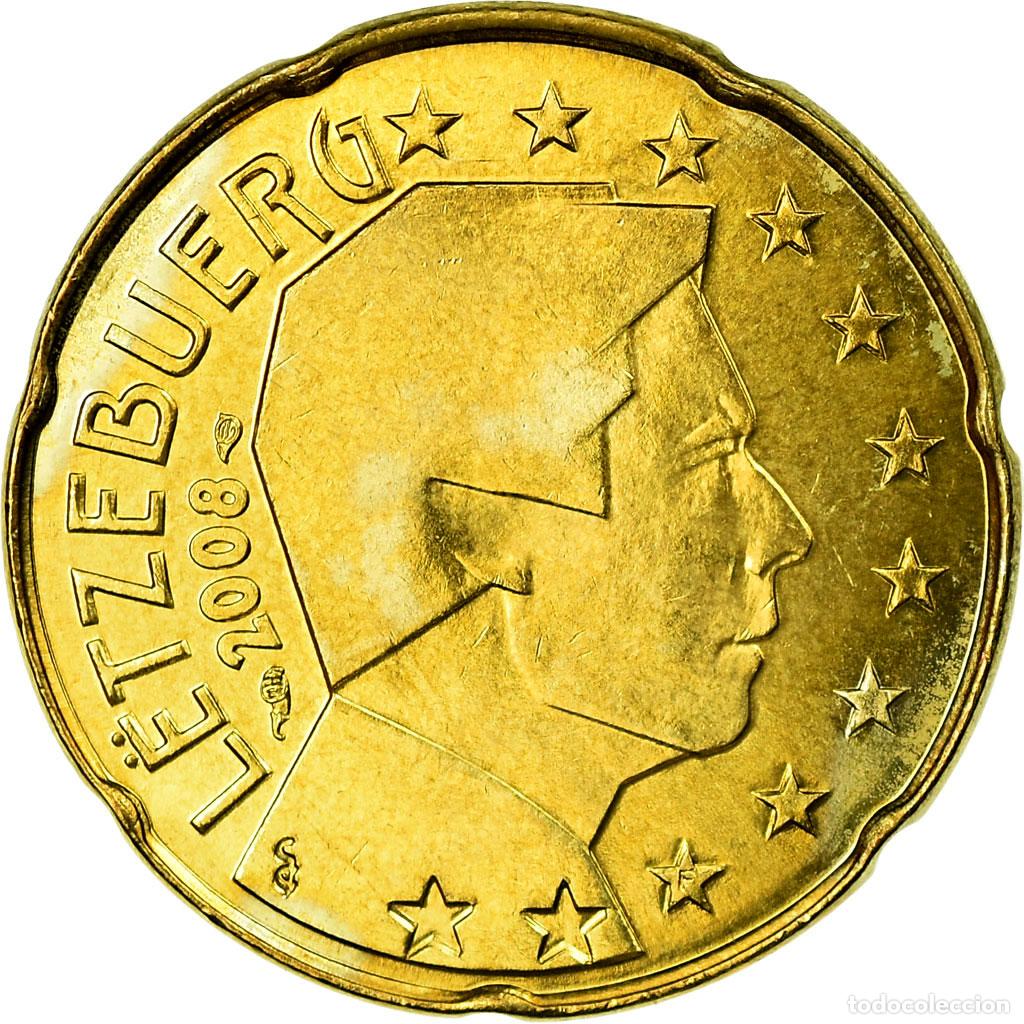 Monedas antiguas de Europa: [#701763] Luxemburgo, 20 Euro Cent, 2008, SC, Lat&oacute;n, KM:90