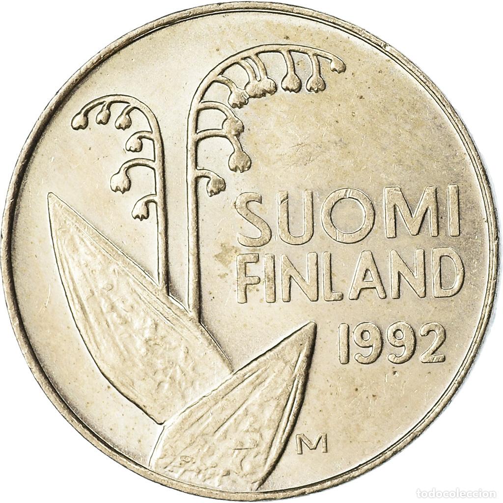 Monedas antiguas de Europa: [#763724] Moneda, Finlandia, 10 Pennia, 1992, MBC, Cobre - n&iacute;quel, KM:65