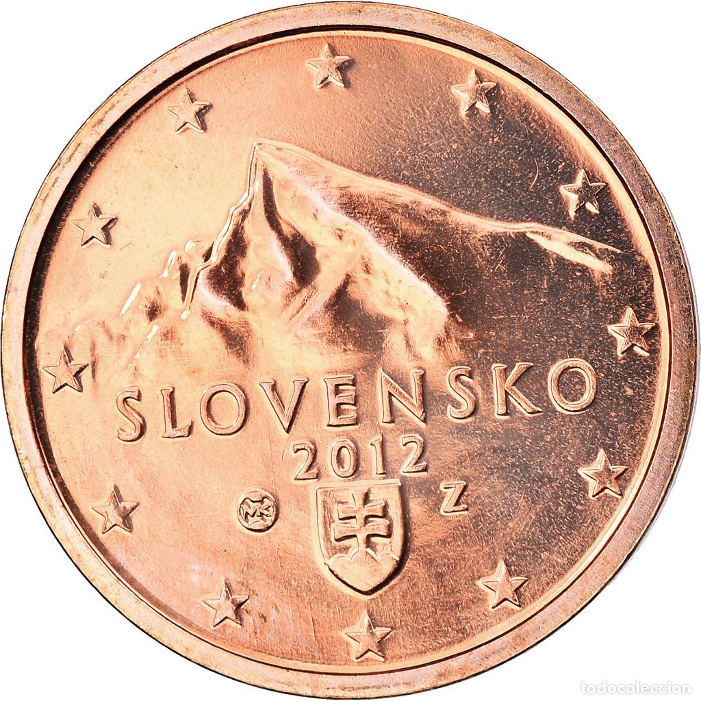 Monedas antiguas de Europa: [#796084] Eslovaquia, 2 Euro Cent, 2012, Kremnica, BU, FDC, Cobre chapado en acero, KM:96