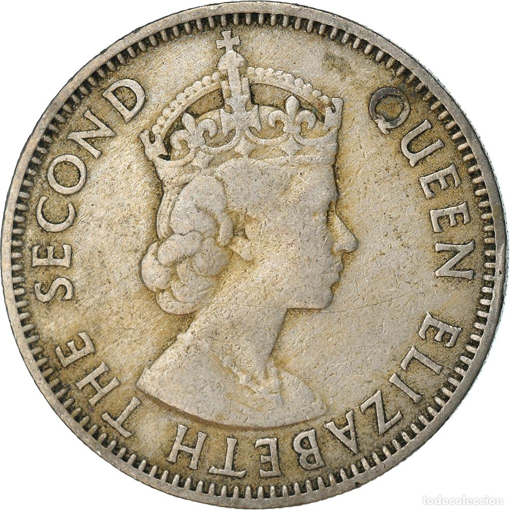 Monedas antiguas de Europa: [#749421] Moneda, Chipre, 50 Mils, 1955, MBC, Cobre - n&iacute;quel, KM:36