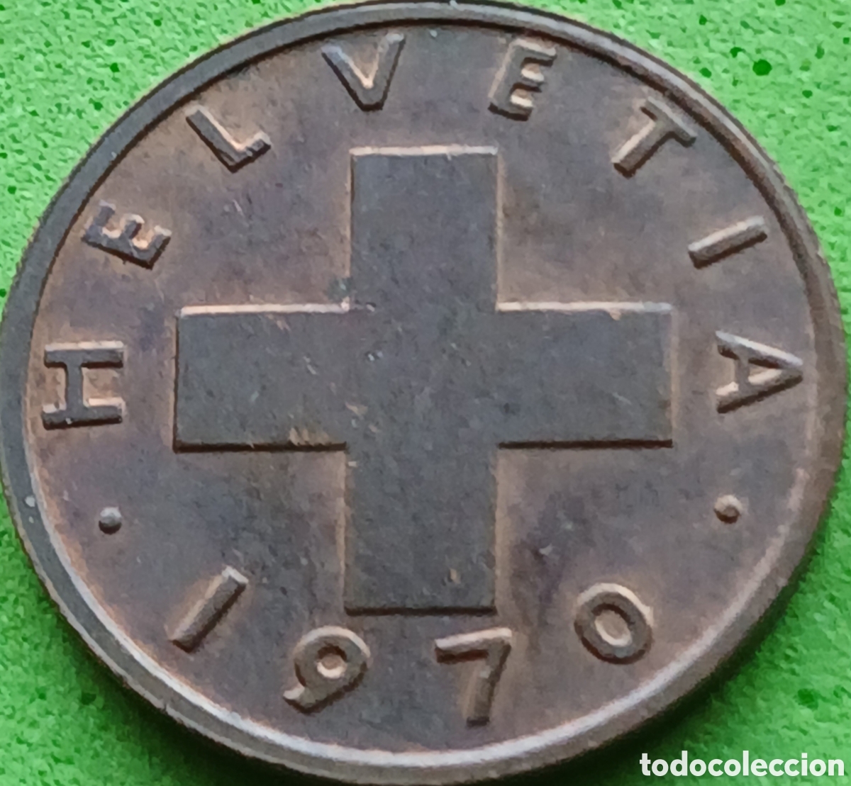 Monedas antiguas de Europa: Suiza 1 c&eacute;ntimo 1970 km#46