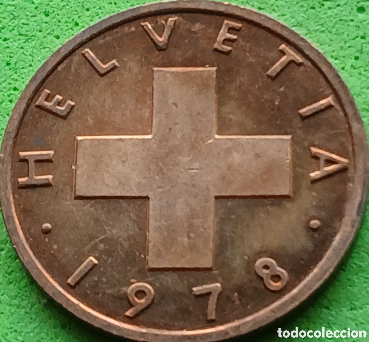 Monedas antiguas de Europa: Suiza 1 c&eacute;ntimo 1978 km#46