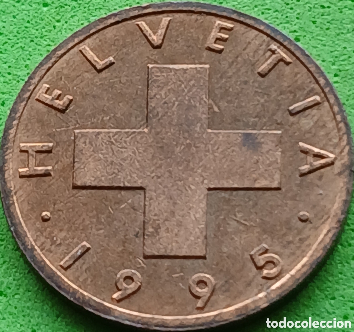 Monedas antiguas de Europa: Suiza 1 c&eacute;ntimo 1995 km#46