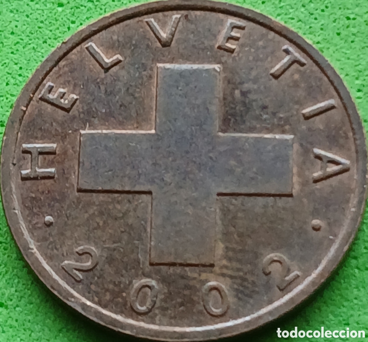 Monedas antiguas de Europa: Suiza 1 c&eacute;ntimo 2002 km#46