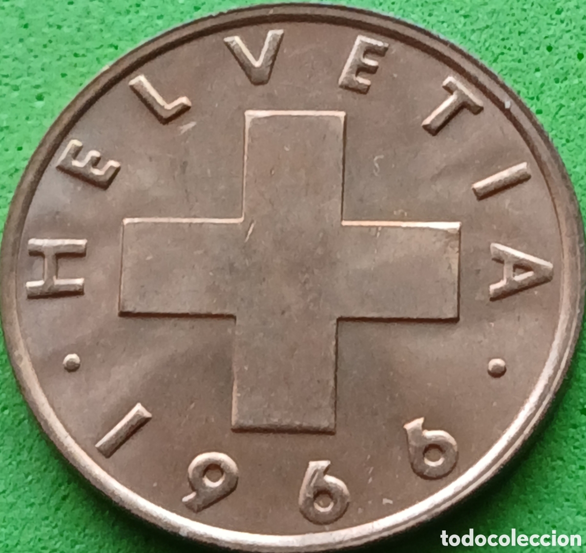 Monedas antiguas de Europa: Suiza 2 c&eacute;ntimos 1966 km#47