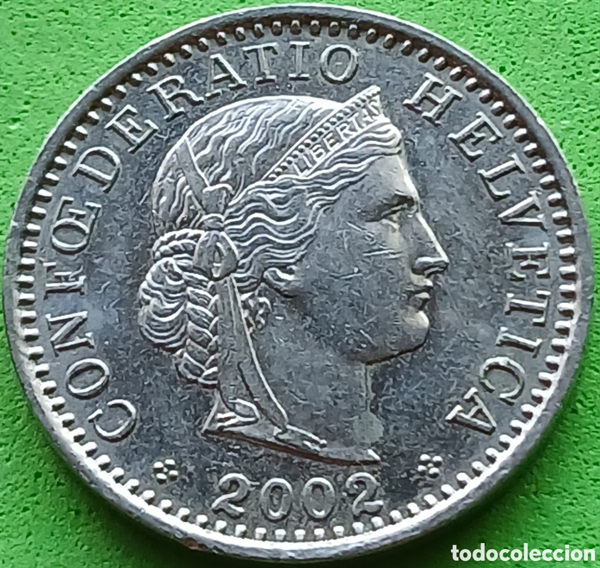 Monedas antiguas de Europa: Suiza 20 c&eacute;ntimos 2002 km#29a