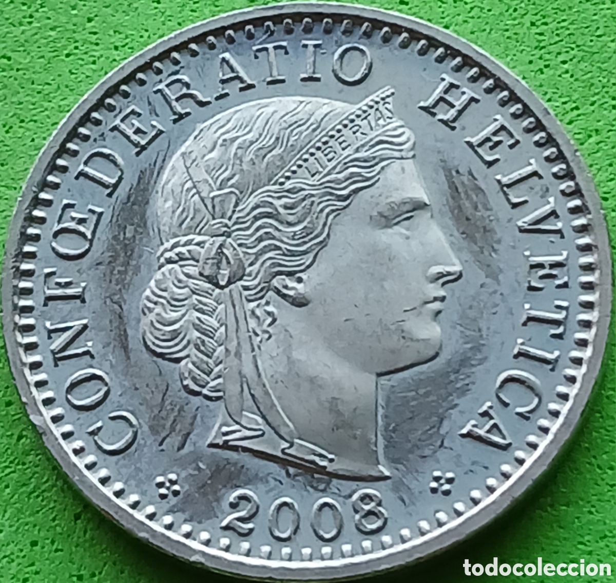 Monedas antiguas de Europa: Suiza 20 c&eacute;ntimos 2008 km#29a