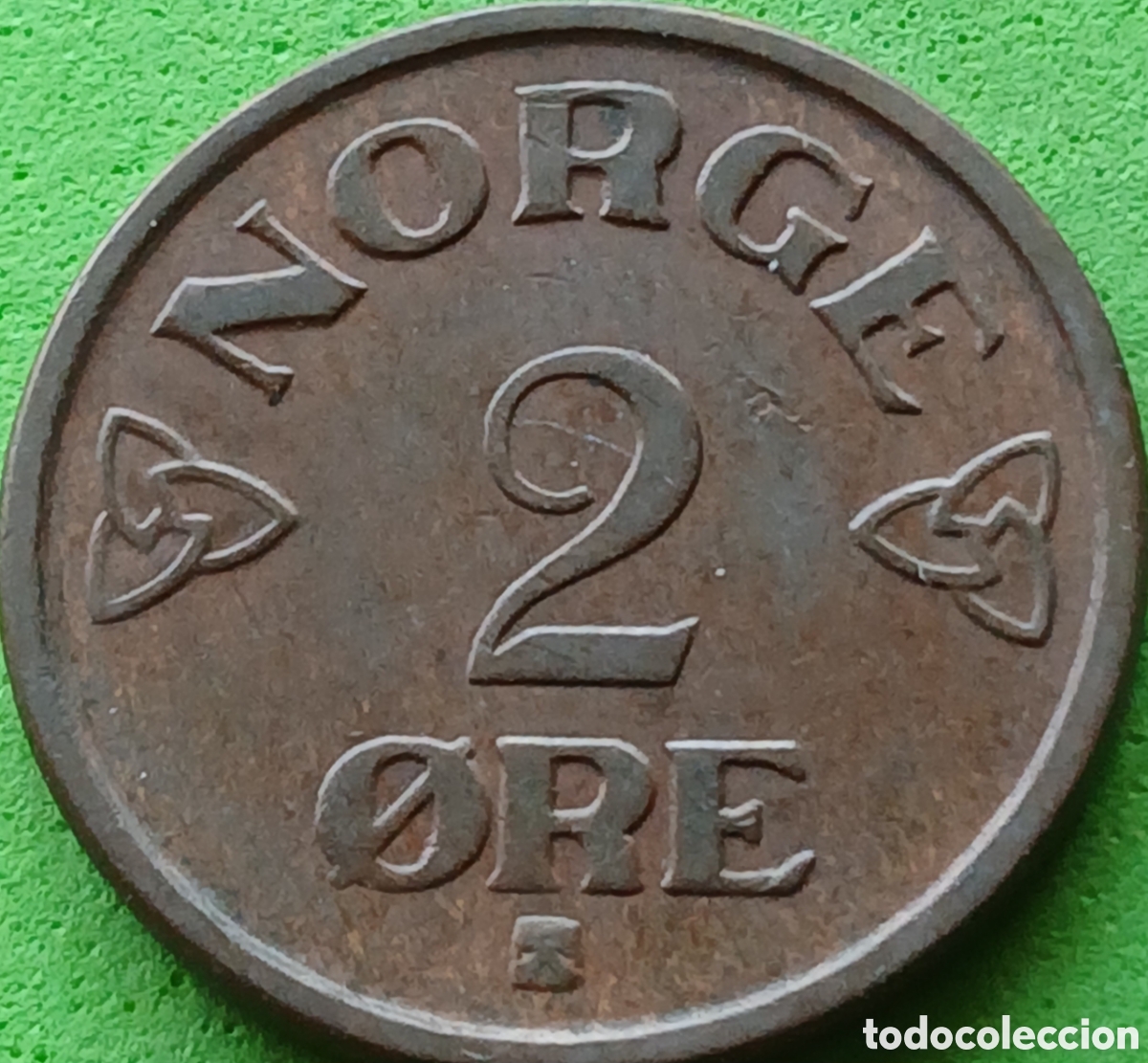 Monedas antiguas de Europa: Noruega 2 ore 1954 km#399