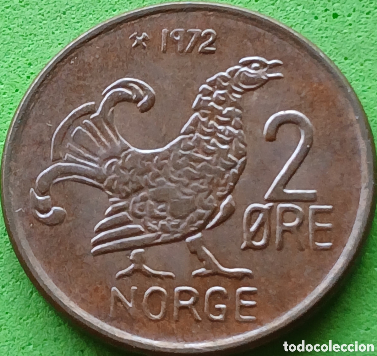 Old Coins of Europe: Noruega 2 ore 1972 km#410