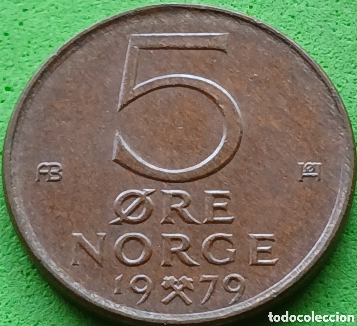 Old Coins of Europe: Noruega 5 ore 1979 km#415