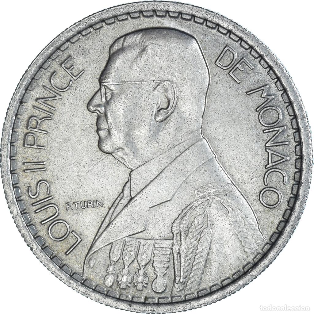 Old Coins of Europe: [#1143903] Moneda, M&oacute;naco, 10 Francs, 1946, MBC, Cobre - n&iacute;quel, KM:123, Gadoury:MC136