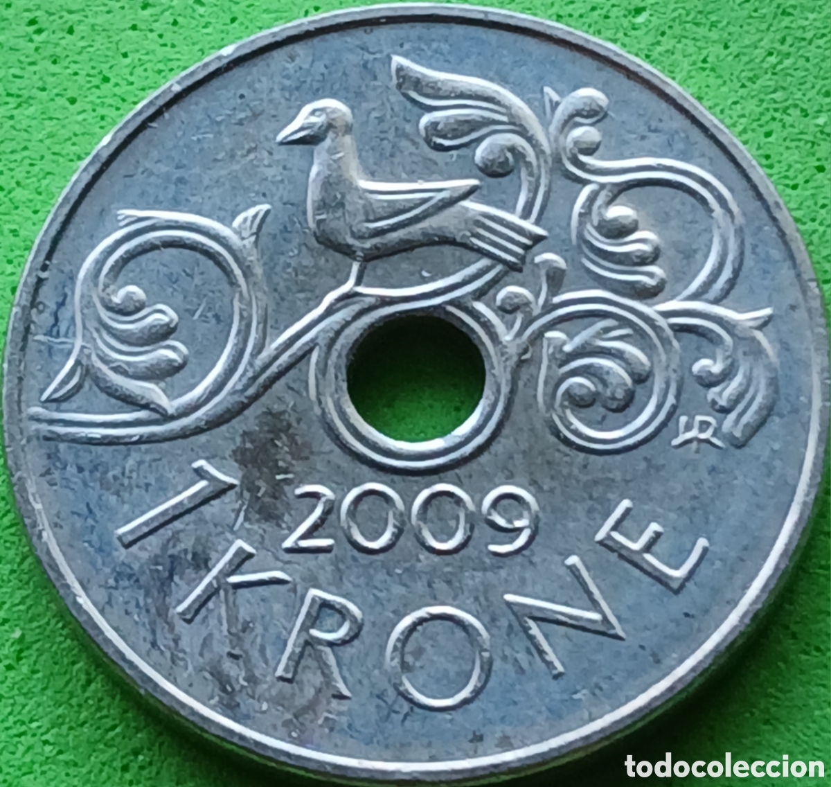 Monedas antiguas de Europa: Noruega 1 corona 2009 km#462