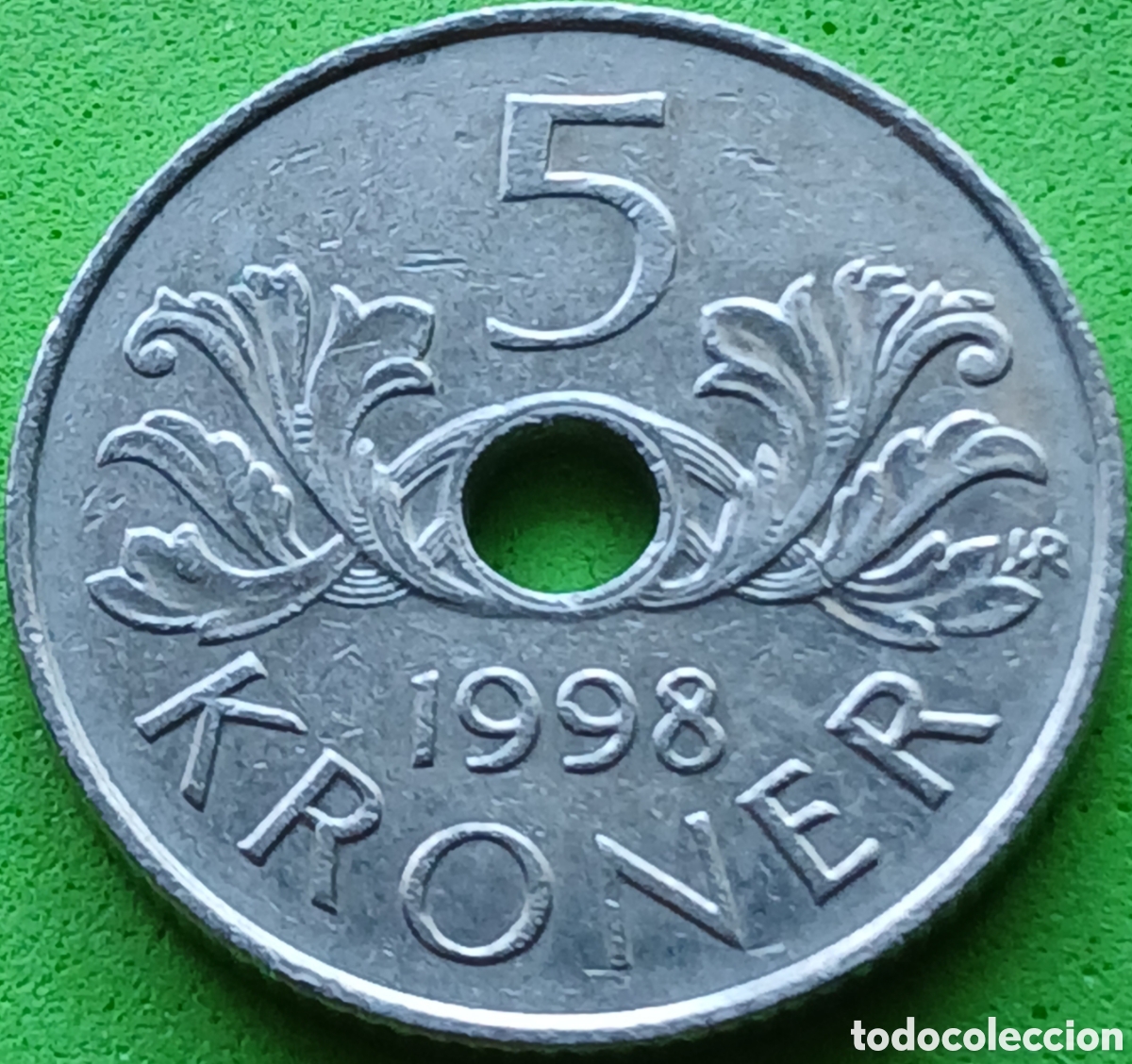 Monedas antiguas de Europa: Noruega 5 coronas 1998 km#463