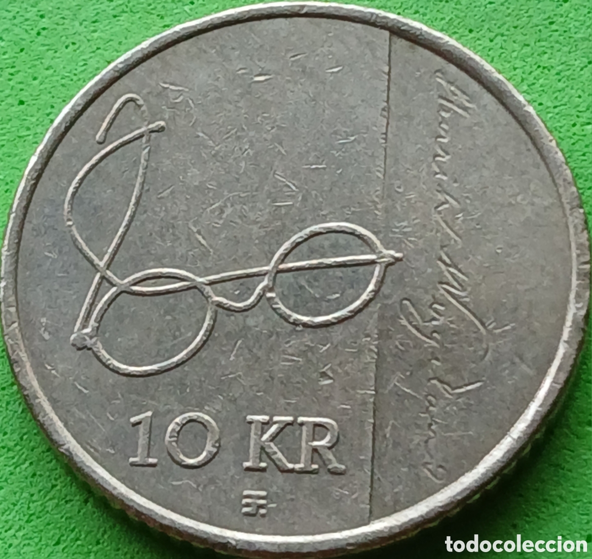 Monedas antiguas de Europa: Noruega 10 coronas 2008 km#482 Henrik Wergland