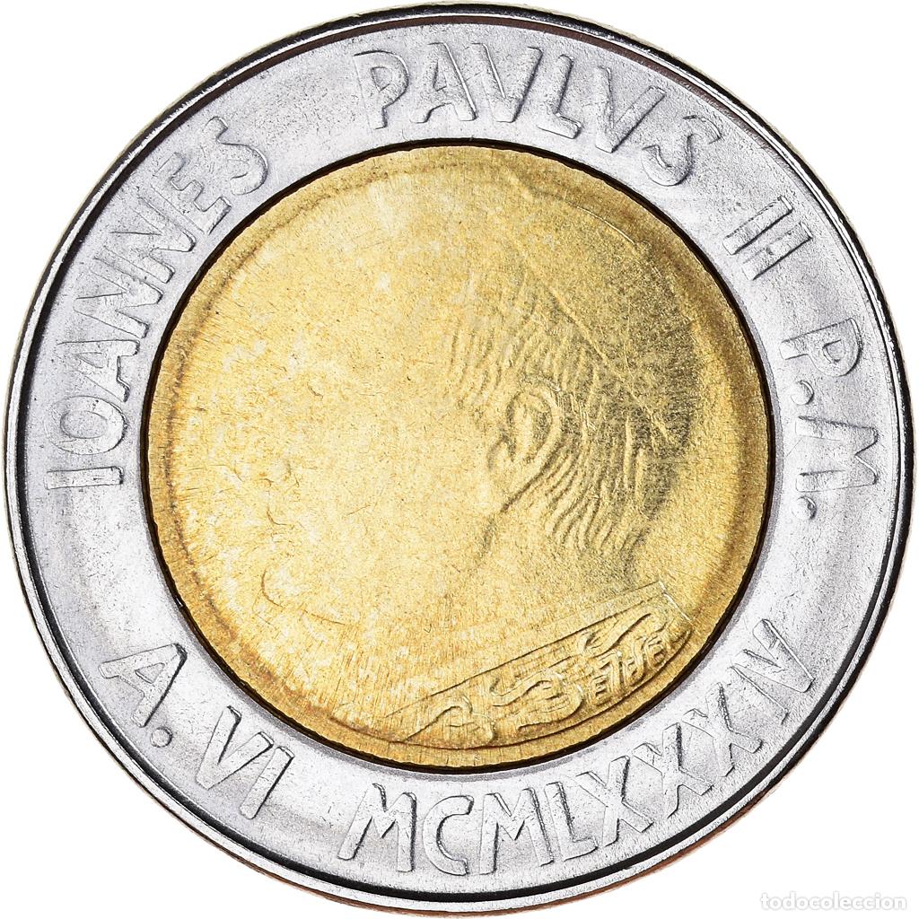 Monedas antiguas de Europa: [#1034848] Moneda, CIUDAD DEL VATICANO, John Paul II, 500 Lire, 1984, Roma, FDC
