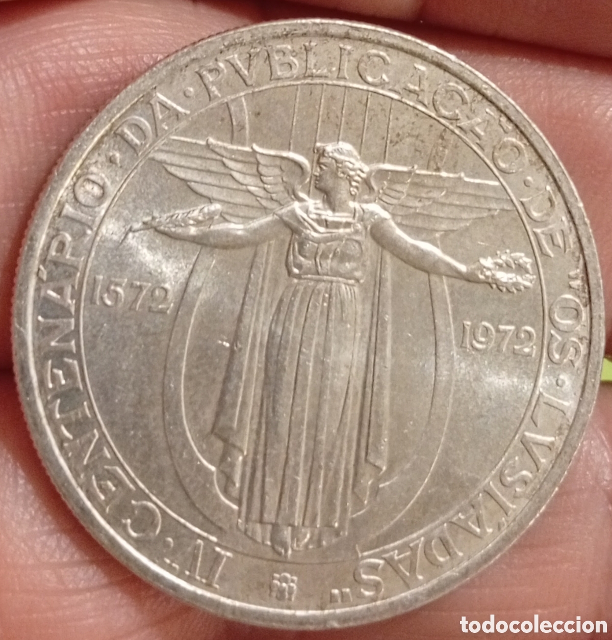 Monedas antiguas de Europa: Portugal moneda de plata de 1000 escudos