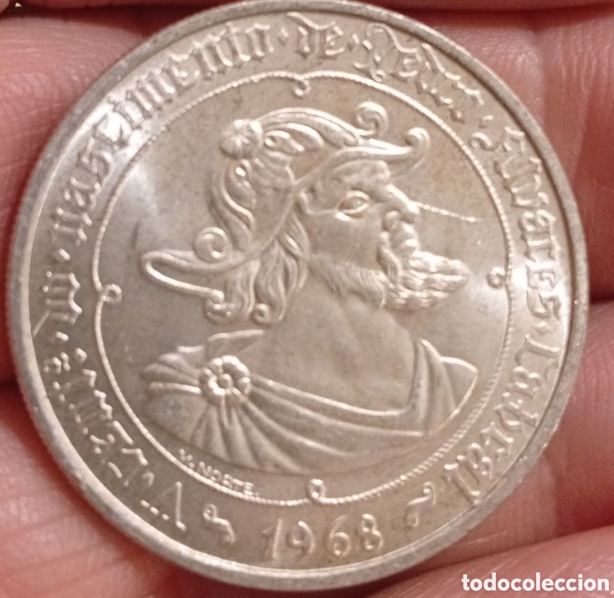 Monnaies anciennes de Europe: Portugal moneda de plata de 50 escudos