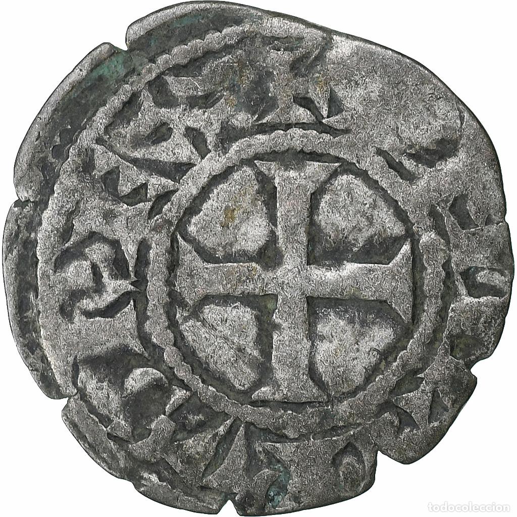 Monedas antiguas de Europa: [#1275535] Francia, Philip II, Denier, 1180-1223, Saint-Martin de Tours, Plata, BC+