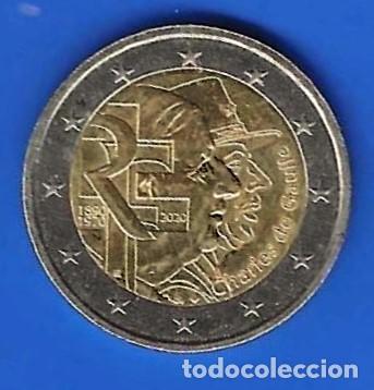 Monedas antiguas de Europa: Francia 2020 - Moneda conmemorativa 2 euros - 50e aniversario de la muerte de Charles de Gaulle